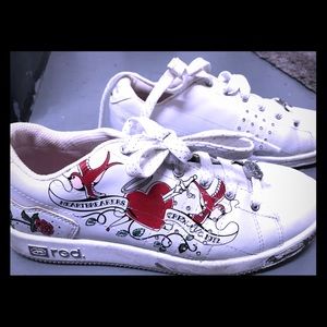 Echo red shoes